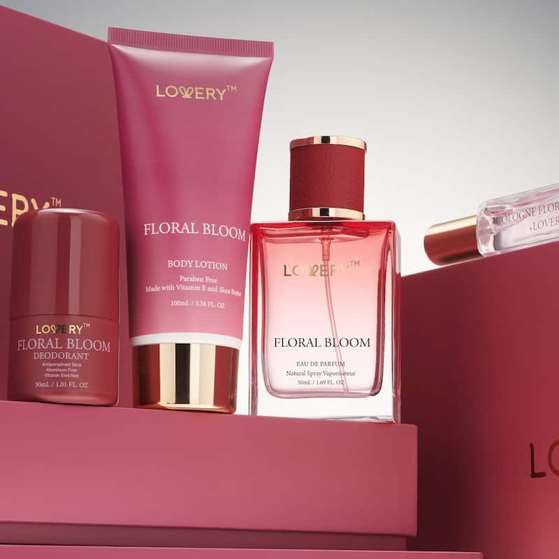 Lovery Floral Bloom Perfume Gift Set, 5-Pc. Bath and Body Care