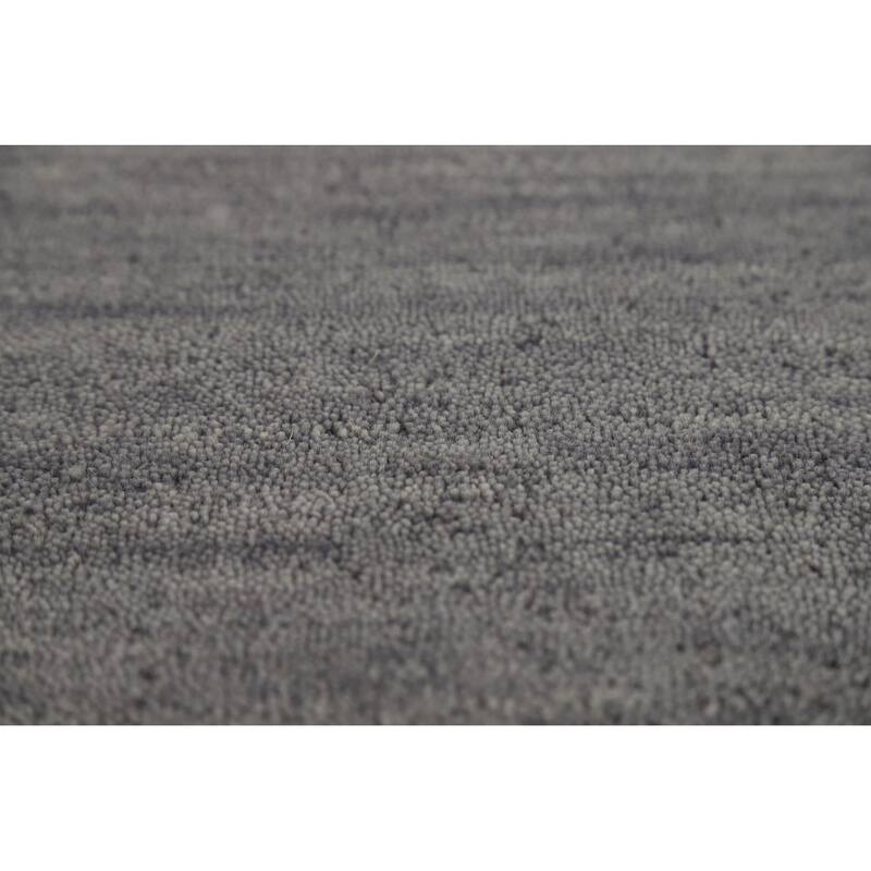 Hand Knotted Oriental 100% Wool Carpet Tribal Tribal Greys & Charcoal Gabbeh Area Rug - 7' 10'' X 5' 8''