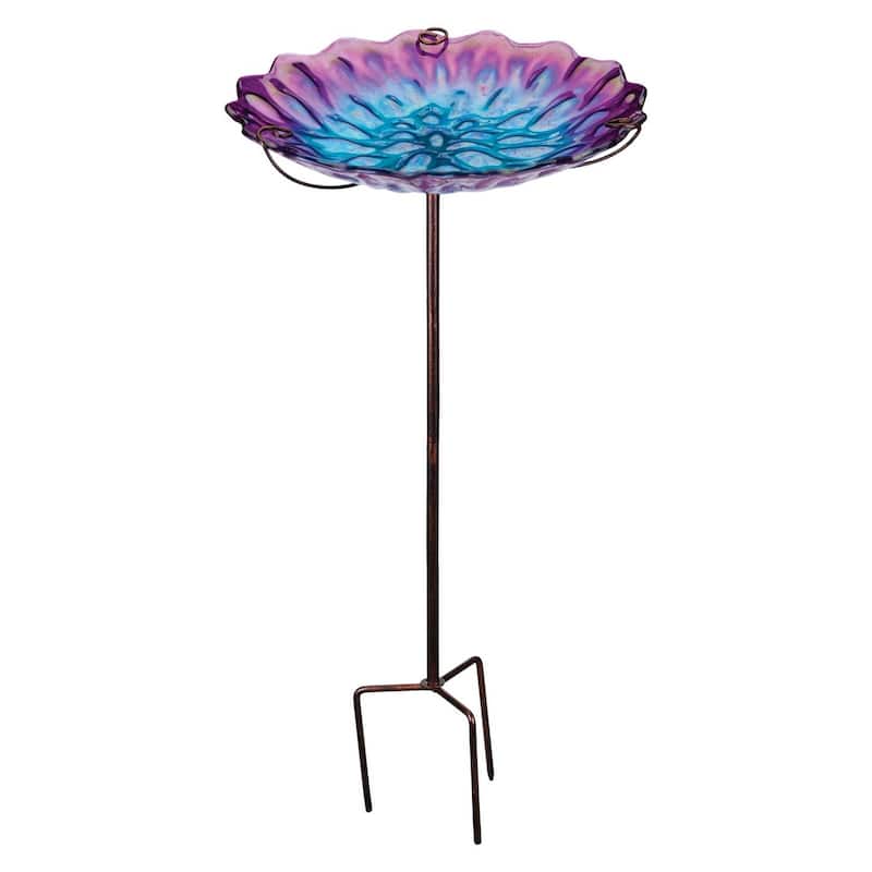 Birdbath/Feeder Stake - Honeycomb