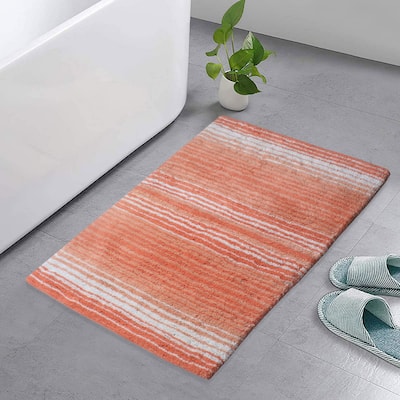 Gradiation Collection Absorbent Cotton Machine Washable Bath Rug