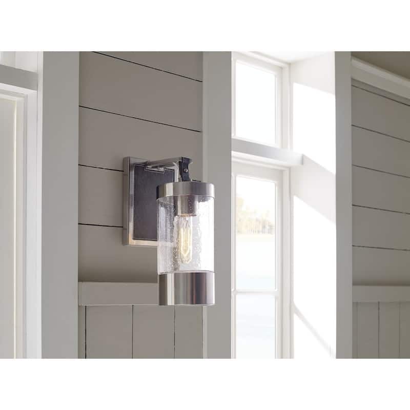 POINT DUME® Lookout Collection Brushed Nickel Wall Bracket - 6 in x 7.375 in x 12.875 in