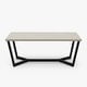 preview thumbnail 11 of 10, Strata Orion Coffee Table Wood Top Metal Base Modern Accent Table