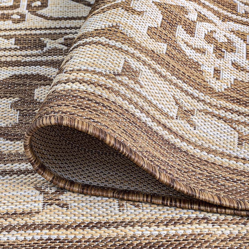 Exo Coastal Oriental Indoor/Outdoor Area Rug