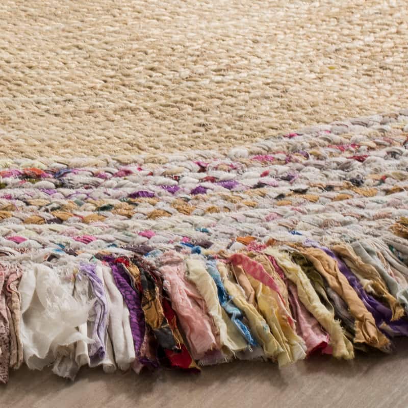 SAFAVIEH Handmade Cape Cod Telli Coastal Jute Rug with