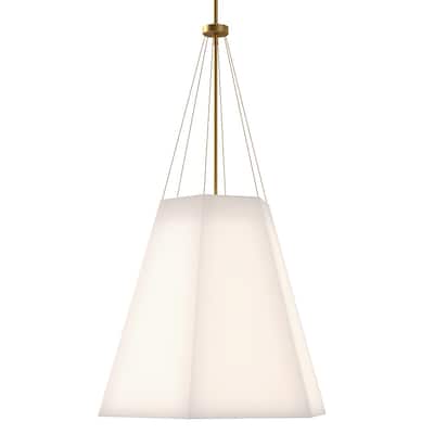 Alora Lighting PD545622WL Manila 3 Light 23" Wide Pendant with Linen