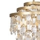 preview thumbnail 6 of 5, Varaluz Kalani 5-Light Chandelier - French Gold
