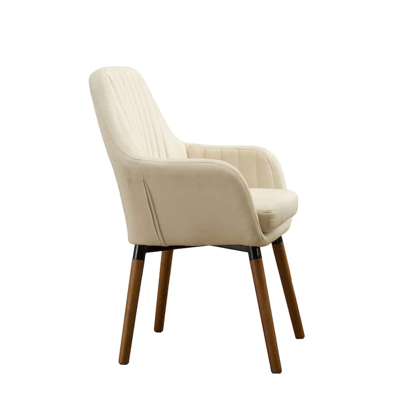 Tan 25.5" Upholstered Accent Chair