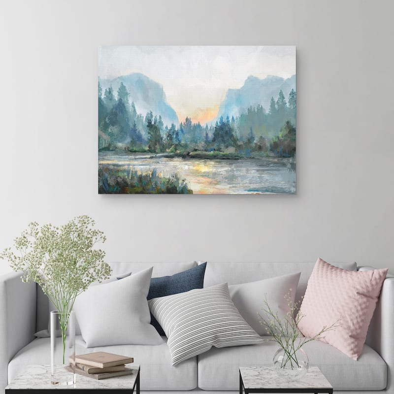 Distant Hues by Studio Arts Canvas Art Print