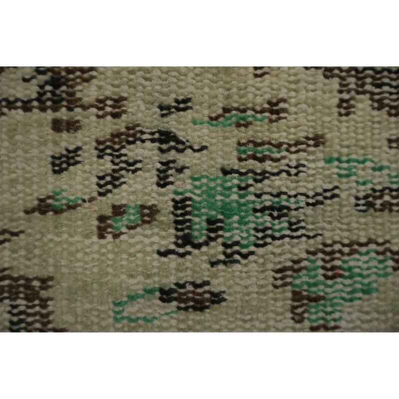 Hand Knotted Oriental 100% Wool Carpet Transitional Floral Beige & Ivories Anatolian Area Rug - 8' 10'' X 5' 6''