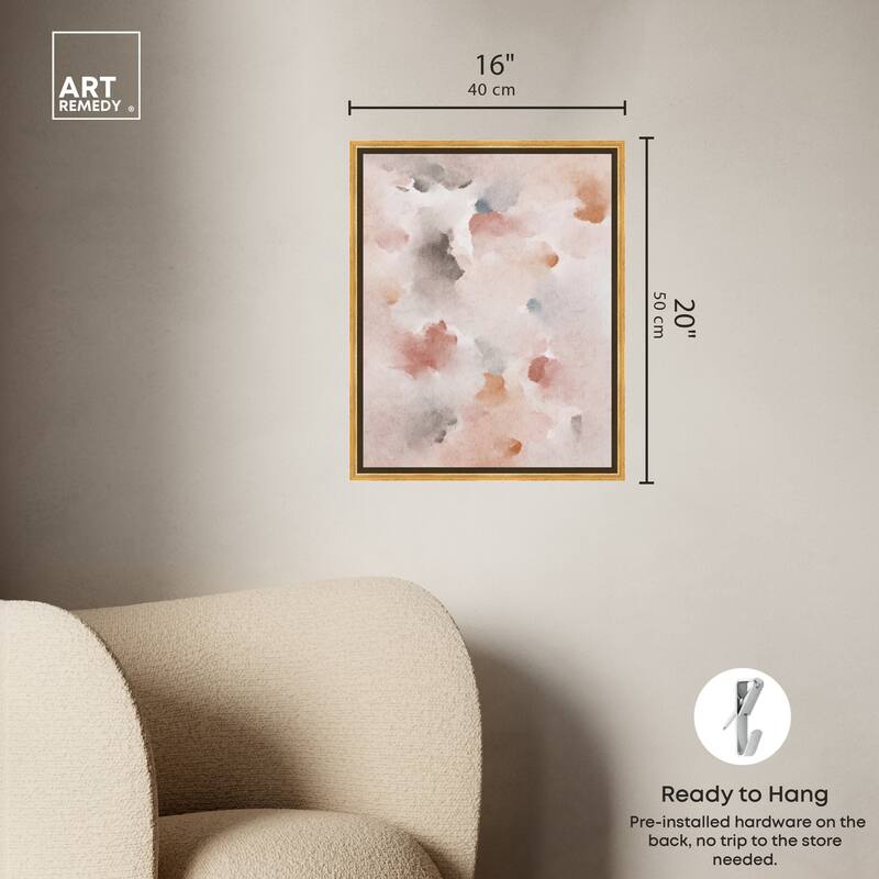 Art Remedy Cocadas Confectionery Framed Watercolor Boho Abstracts