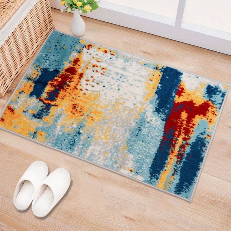 World Rug Gallery Bohemian Abstract Modern Area Rug - 2' x 3' - Runner/Rectangle
