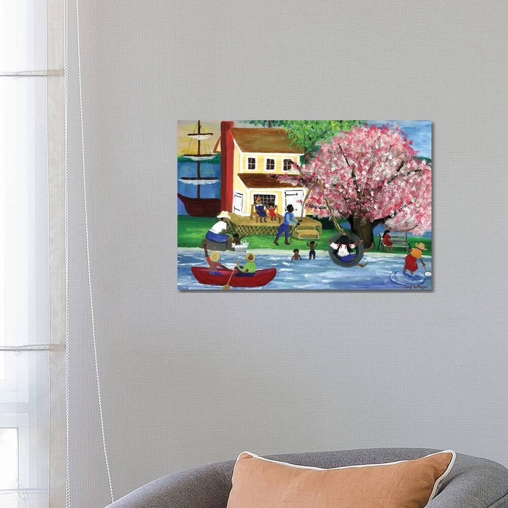 iCanvas "African American Summertime Homestead" by Cheryl Bartley Canvas Print