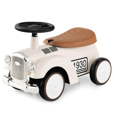 Gymax Retro Kids Ride-on Toy Kids Sit to Stand Vehicle with Working