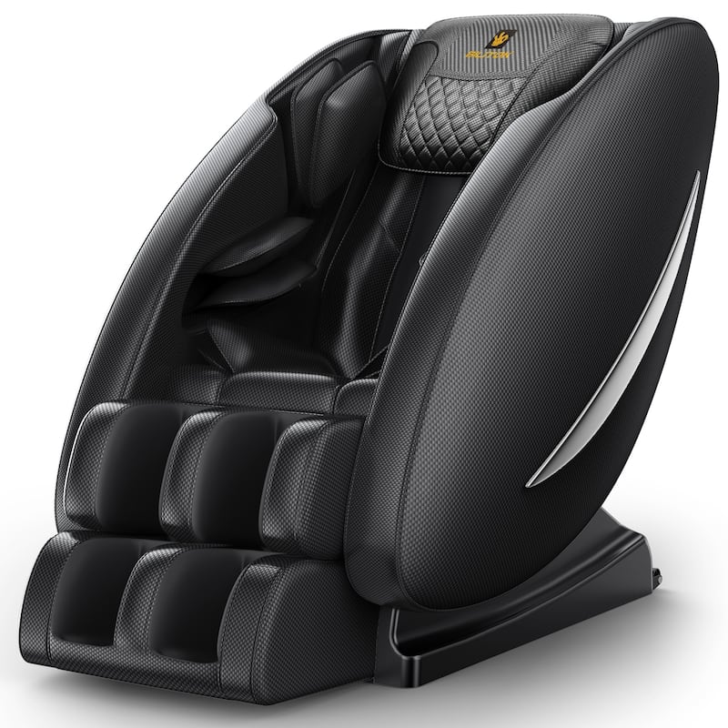 Massage Chair Recliner with Zero Gravity with Full Body Air Pressure - Black