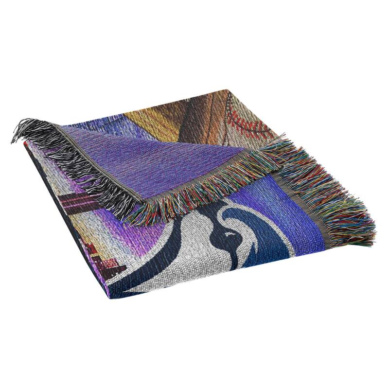 MLB Woven Tapestry Throw Blanket