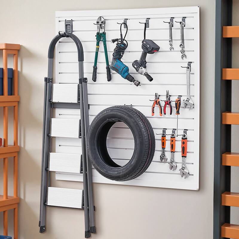 PVC Garage Slat Wall Panel with Modular Design and Suitable for Both Indoor and Outdoor Use
