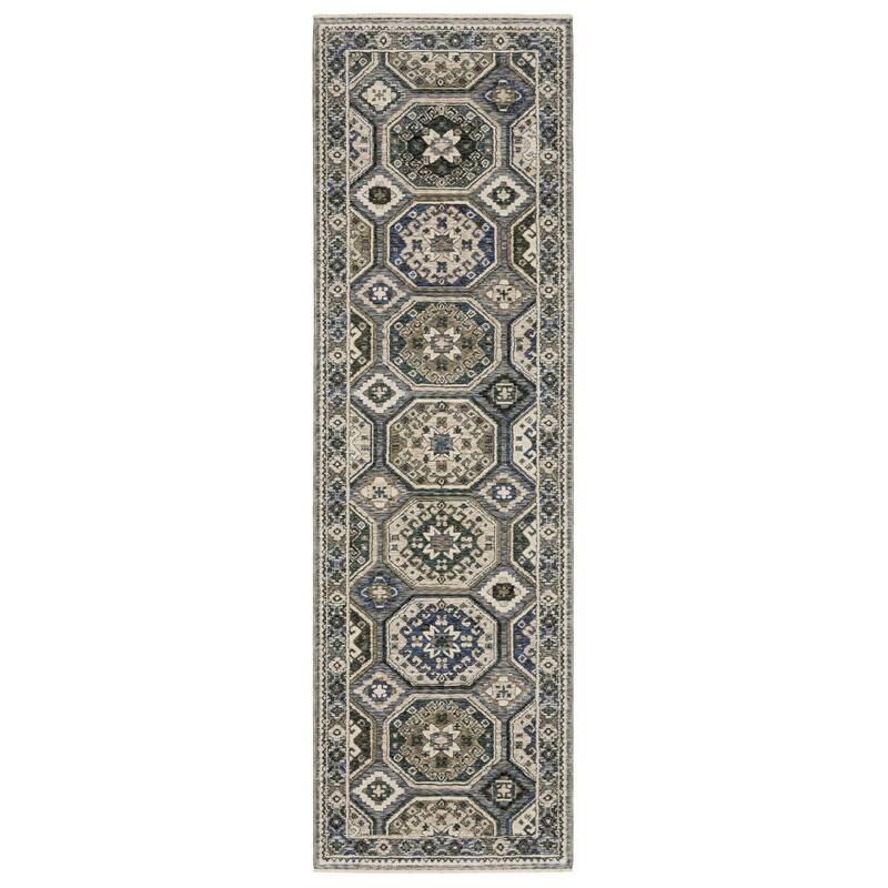 HomeRootsMedallion Bohemian Runner Area Rug