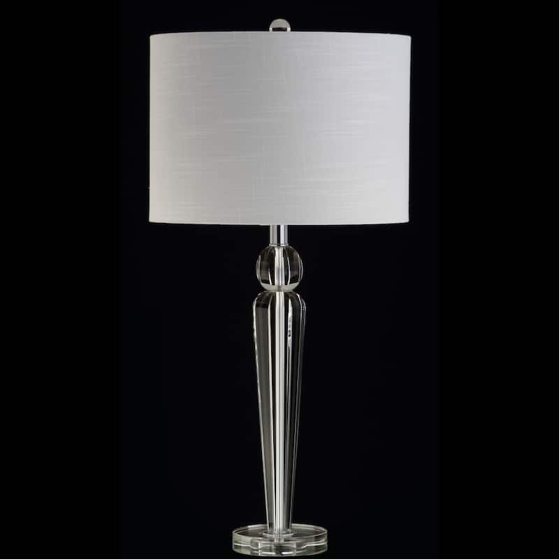 Jules 28.5" Crystal LED Table Lamp, Clear by JONATHAN Y
