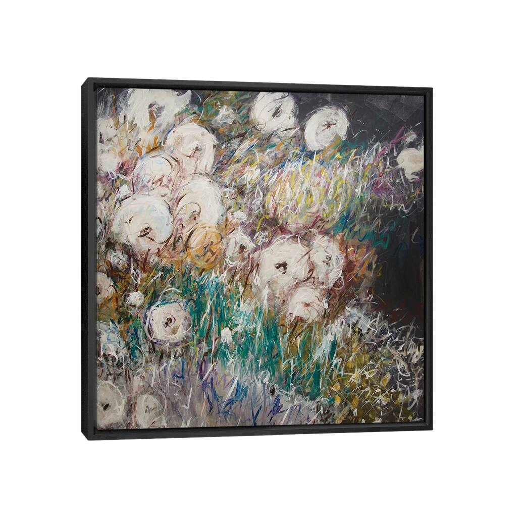 iCanvas "Gardening With Bees" by Stefanie Kirby Framed Canvas Print