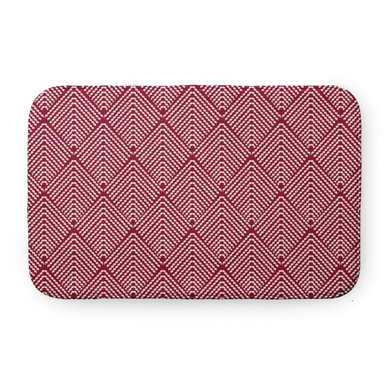 Lifeflor Pet Feeding Mat for Dogs and Cats - Red - 24" x 17"