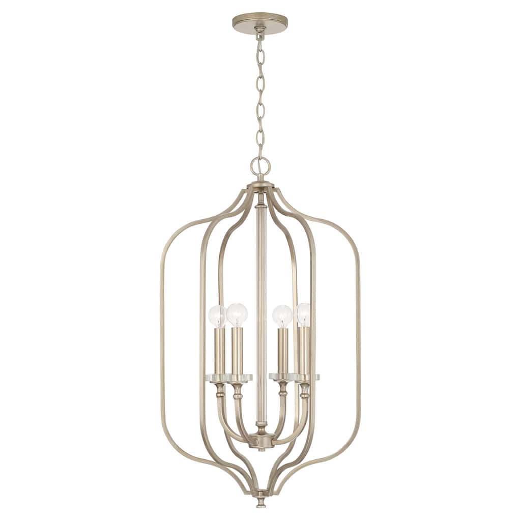 Breigh 4-light Brushed Champagne Foyer Pendant