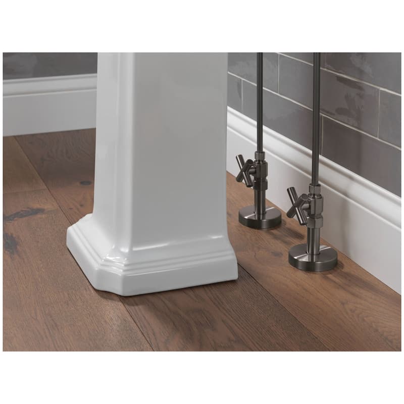 Delta DT021201 Straight Supply Stop Valve with Cross Handle