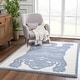 preview thumbnail 55 of 68, Hauteloom Cansu Living Room, Bedroom Area Rug - Contemporary - Plush Pile - Black - 2' x 3' 6'7" x 9' - Light Blue / Zane