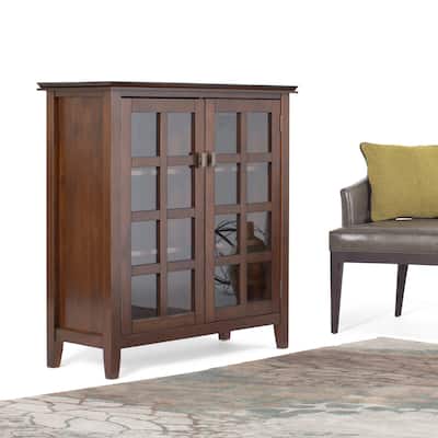 WYNDENHALL Stratford Solid Wood Transitional Medium Storage Cabinet - 38"w x 16.1"d x 40.6" h