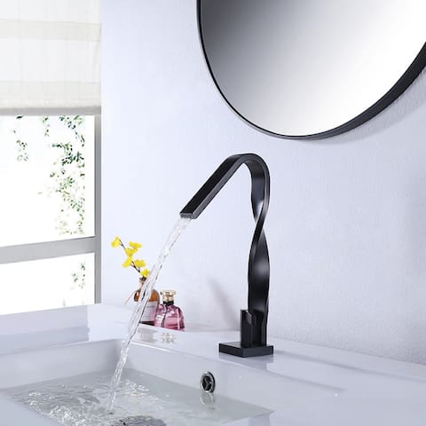 Modern Single Handle Wet Bar Sink Faucet,Single Hole Bathroom Lavatory Faucet