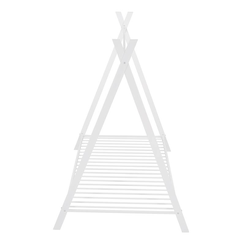 Twin Size Metal House Tent Bed for Kids