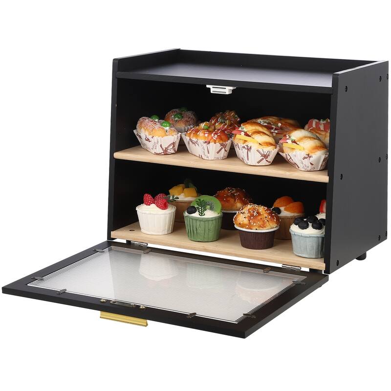 Double Layer Large Bread Box