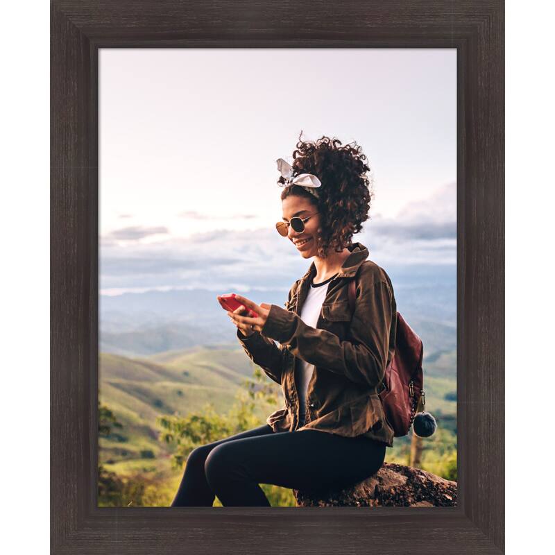 Sloped Picture Frame, Photo Frame - 22x28 - Sloped Espresso