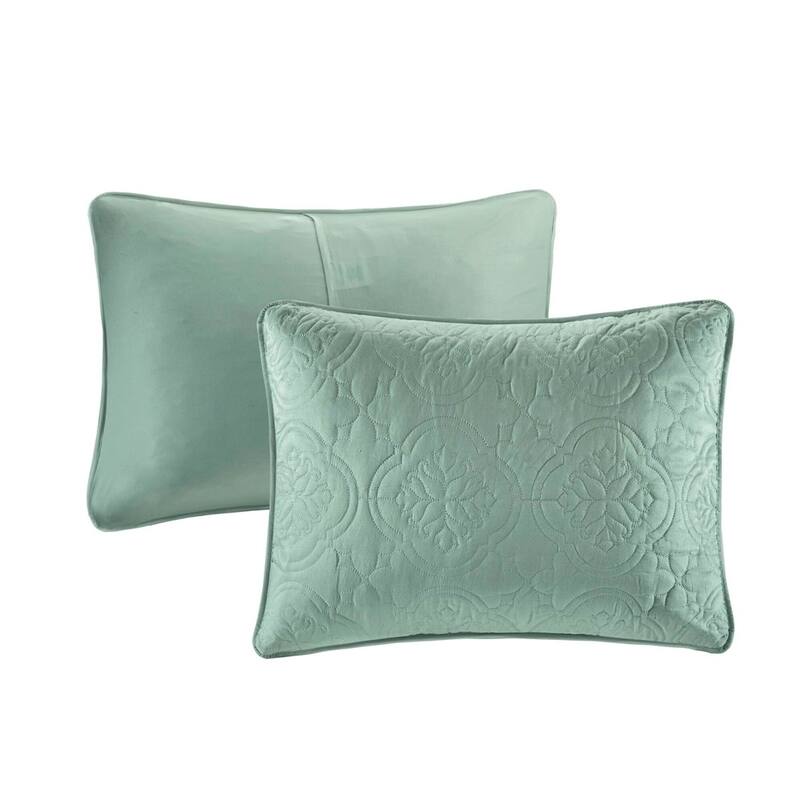 3 Piece Reversible Bedspread Set Seafoam Full/Queen