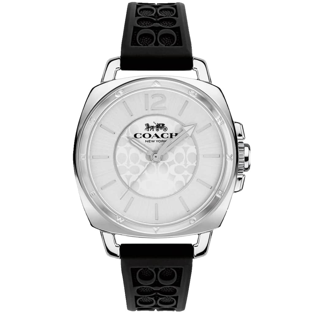 Coach Women's Boyfriend Silver Dial Watch - 14503877 - 6 (36)