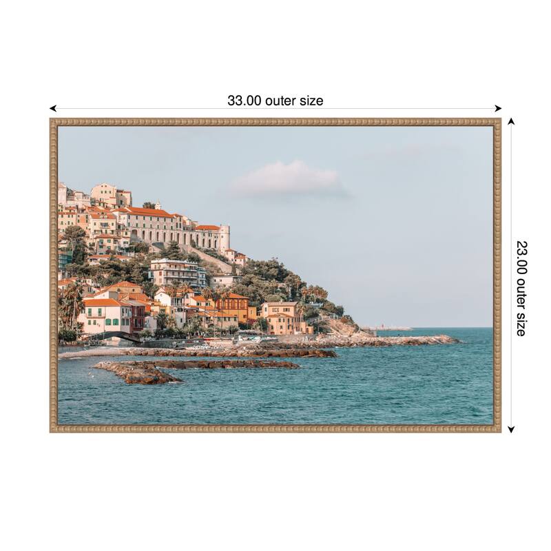 Kate and Laurel Sylvie Imperial Framed Canvas by Alicia Abla