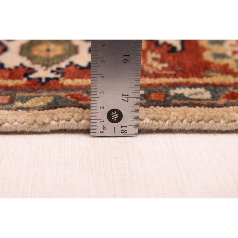 ECARPETGALLERY Hand-knotted Jules Sultane Ivory Wool Rug - 4'0 x 5'11