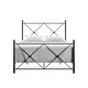 preview thumbnail 10 of 19, Aniket Queen Size Metal Bed with Nightstands Set by iNSPIRE Q Classic