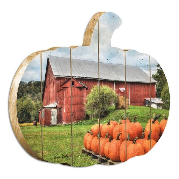 Red Barn Pumpkin Patch Unframed Print Wall Art Red Barn Pumpkin Patch Unframed Print Wall Art