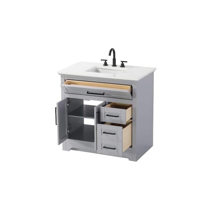 Nathaniel Single Bathroom Vanity (32-42 inch)