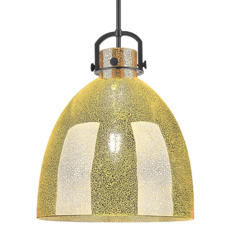 Innovations Lighting 410-1SL-G412-16ME Newton Bell 16" Wide Pendant - Matte Black