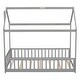 preview thumbnail 37 of 45, Twin Wood House Bed with Guardrails