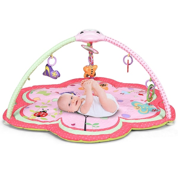 baby mat with hanging toys