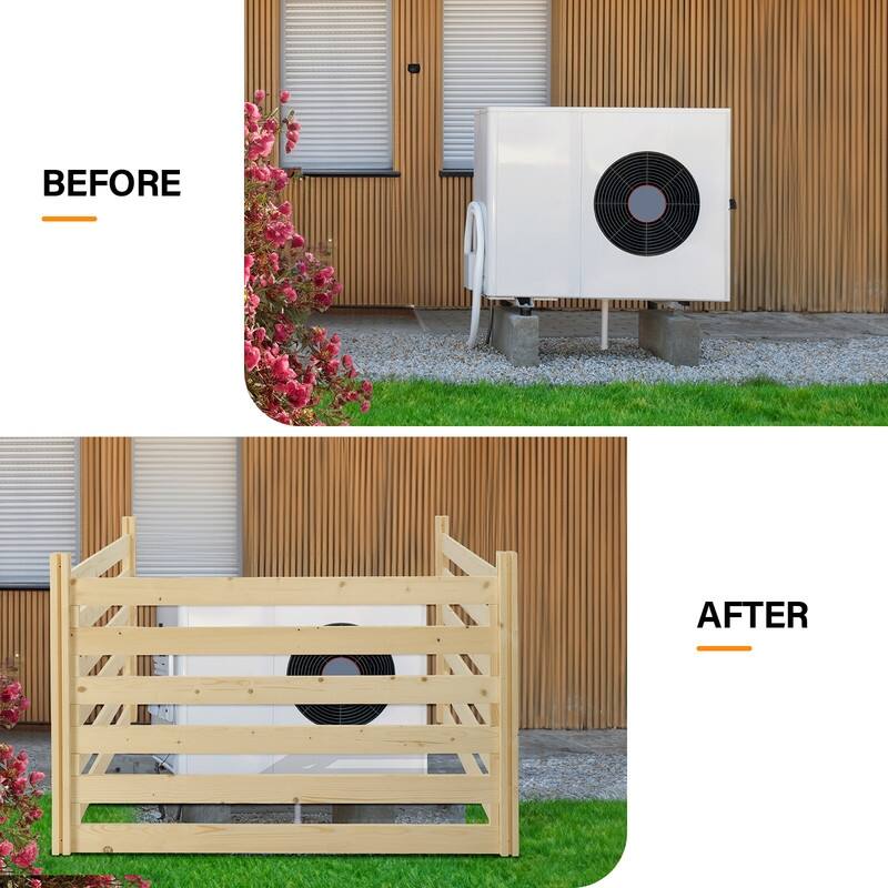 Outdoor Wood Fence Privacy Screens