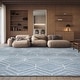 preview thumbnail 11 of 154, SAFAVIEH Adirondack Benilda Modern Geometric Rug 10' x 14' - Blue/Ivory