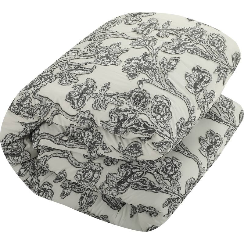 Nanshing Meritt 7 Piece Modern Floral Comforter Set