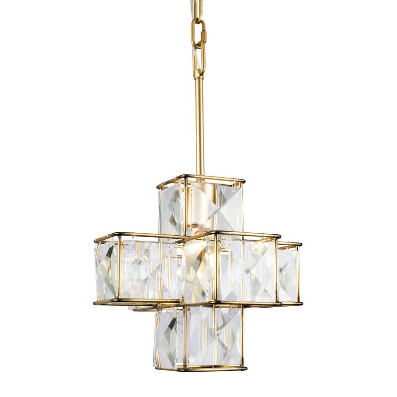Varaluz Cubic 1-Light Pendant - Calypso Gold