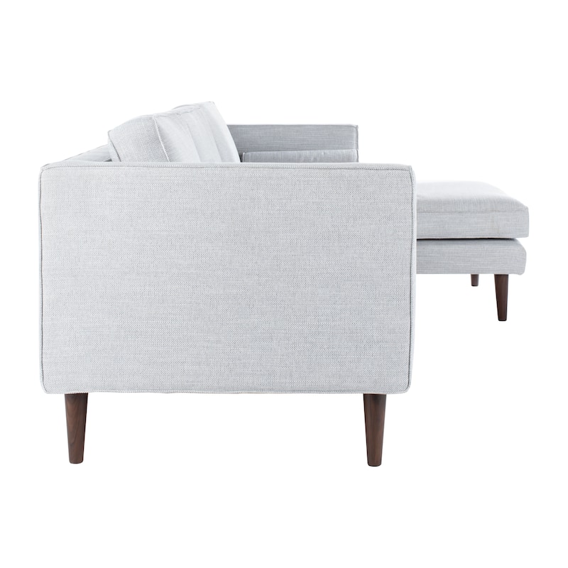 SAFAVIEH Couture Dulce Mid Century Chaise Sofa - 98"W x 60"D x 33"H