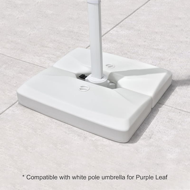 PURPLE LEAF Outdoor Umbrella Base Cantilever Umbrella Base 220 Lbs - 35.9" X 35"