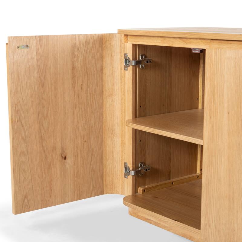 SAFAVIEH Couture Liadonna 4 Door Wood Sideboard - 71"W x 18"D x 26"H
