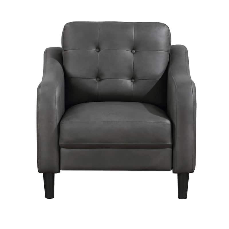 Reagan Polished Microfiber 3-Piece Living Room Sofa Set